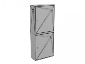 caja de manguera contra incendios Modelo 3D