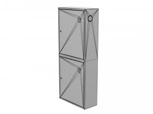 caja de manguera contra incendios Modelo 3D