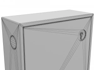 caja de manguera contra incendios Modelo 3D