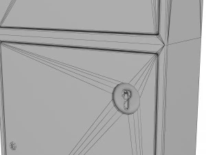 caja de manguera contra incendios Modelo 3D