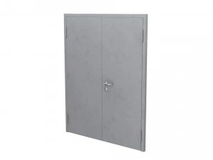 double metal door 3D Model
