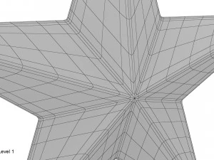 золота зірка 3D Модель