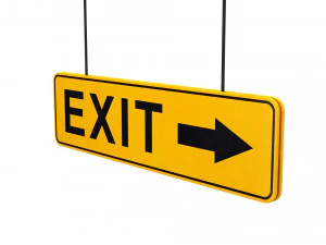 exit sign 3D Model