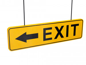 exit sign 3D-Modell