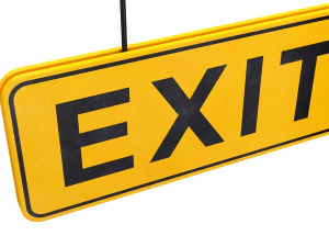 exit sign 3D Model