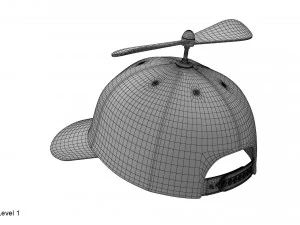 Propellerhut 3D Modell