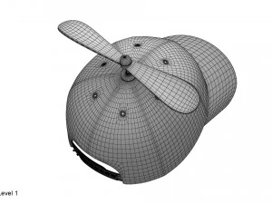 Propellerhut 3D Modell