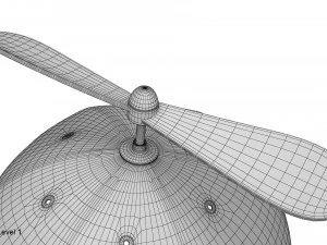 Propellerhut 3D Modell