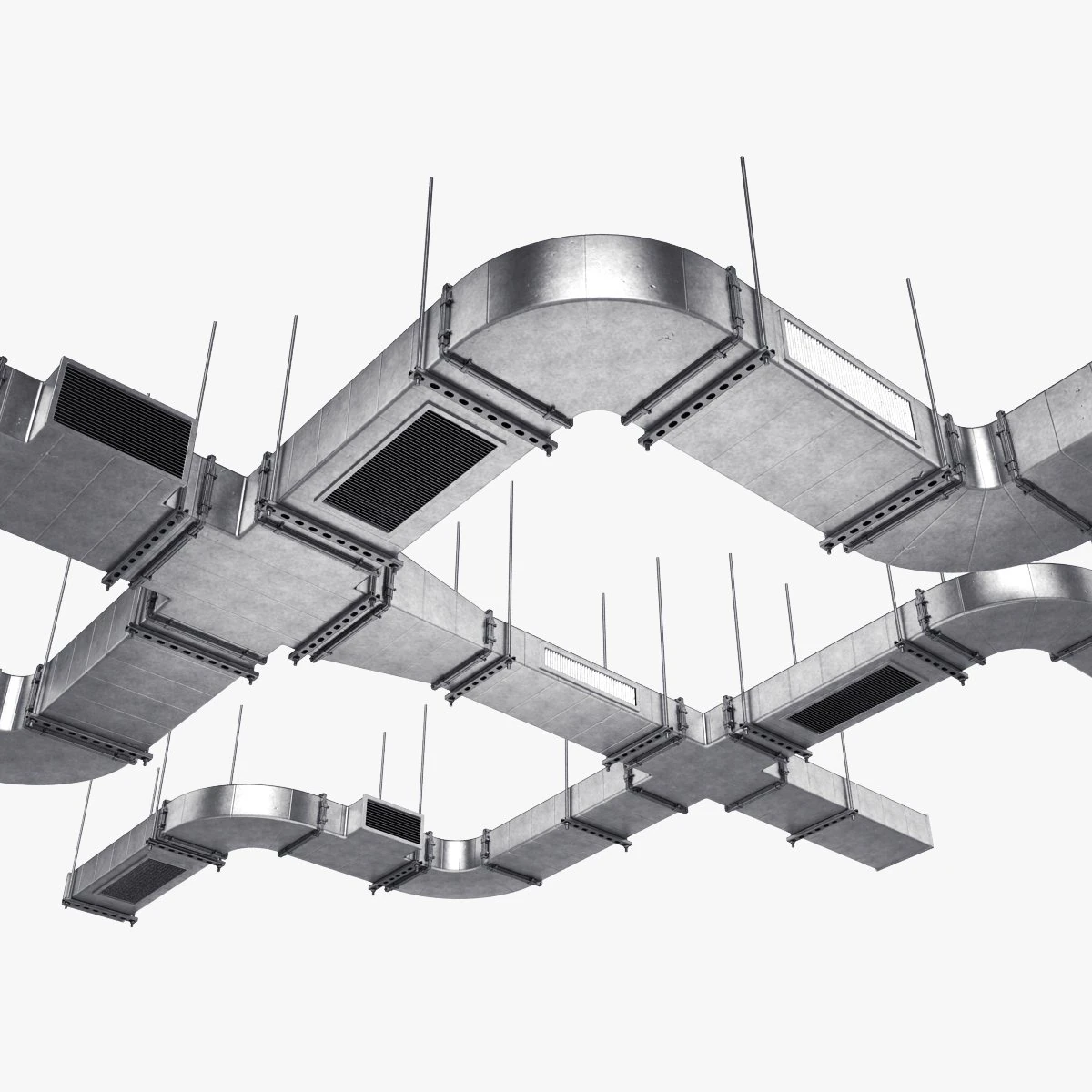 tavan havalandırması 3D Model .c4d .max .obj .3ds .fbx .stl .blend 