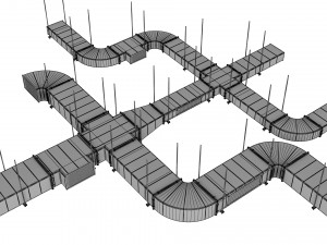 ceiling ventilation 3D Model
