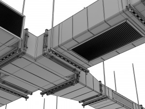 ceiling ventilation 3D Model