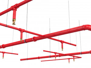 fire extinguishing system 3D Model
