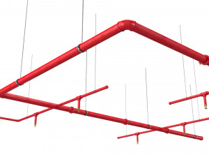 fire extinguishing system 3D Model