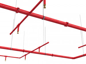 fire extinguishing system 3D Model