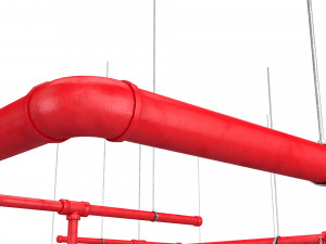 fire extinguishing system 3D Model