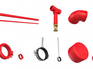fire extinguishing system 3D Model