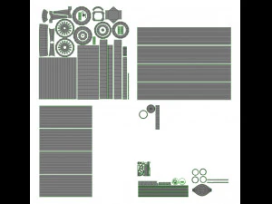 소화 시스템 3D 모델