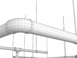 fire extinguishing system 3D Model