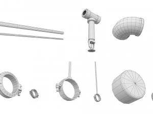 소화 시스템 3D 모델