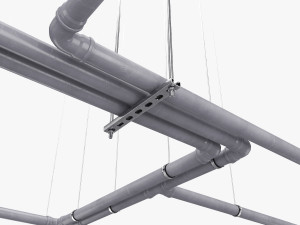plastic plumbing pipe Modèle 3D