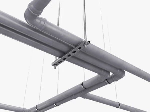 пластиковая водопроводная труба 3D Модель