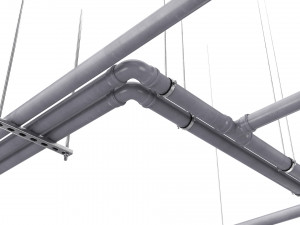 plastic plumbing pipe 3Dモデル