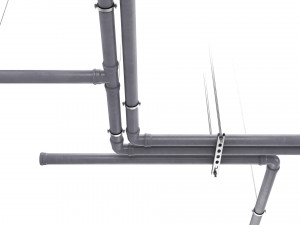 plastic plumbing pipe 3Dモデル