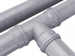 plastic plumbing pipe 3Dモデル