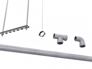 plastic plumbing pipe 3Dモデル