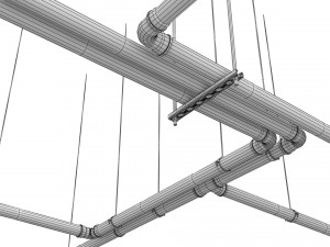 plastic plumbing pipe 3Dモデル