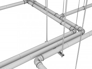 plastic plumbing pipe 3Dモデル