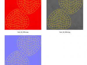 heart shape 3D Model