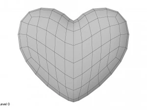 heart shape 3D Model