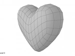 heart shape 3D Model