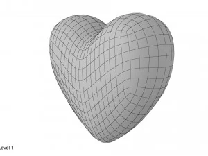 heart shape 3D Model