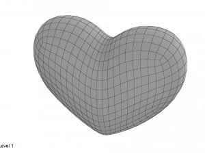 heart shape 3D Model
