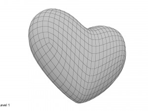 heart shape 3Dモデル