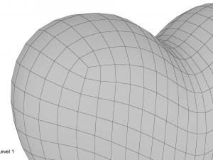 heart shape 3D Model