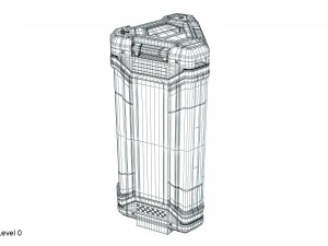 sci-fi energy cell 3D Model