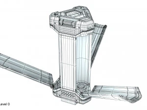 sci-fi energy cell 3D Model