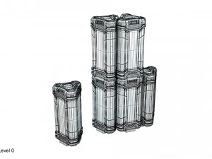 sci-fi energy cell 3D Model