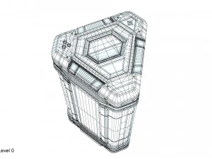 sci-fi energy cell 3D Model