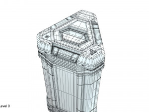 sci-fi energy cell 3D Model