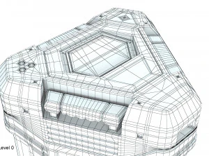 sci-fi energy cell 3D Model
