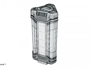 sci-fi energy cell 3D Model