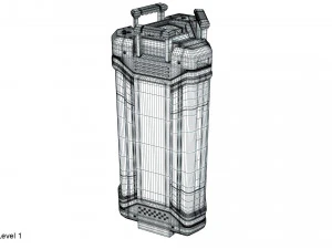sci-fi energy cell 3D Model
