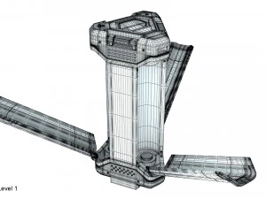 sci-fi energy cell 3D Model