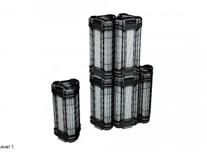 sci-fi energy cell 3D Model