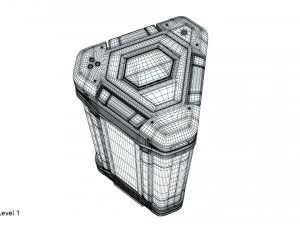 sci-fi energy cell 3D Model
