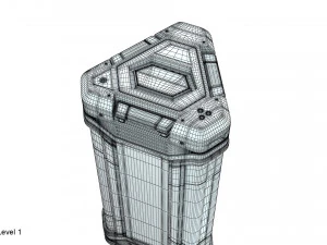 sci-fi energy cell 3D Model